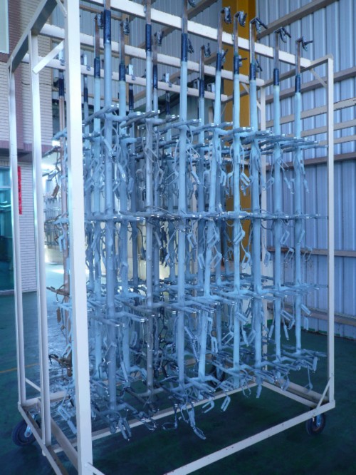 Loading Plating Item To Titanium Plating Racks